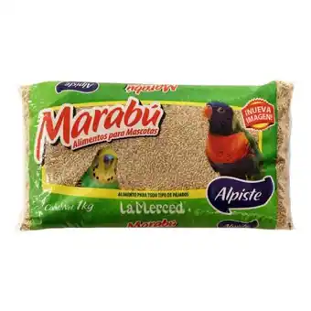 Alimento para ave la merced marabú alpiste 1 kg
