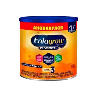 Alimento para niños enfagrow premium promental sabor vainilla etapa 3 a partir de 1 año 1.5 kg