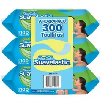 Toallitas húmedas kleenbebé suavelastic 300 pzas