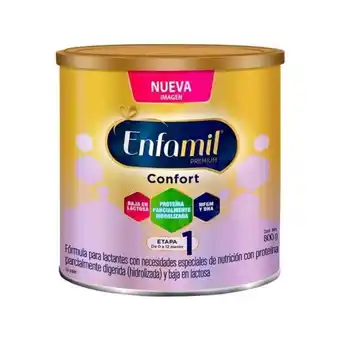Fórmula láctea enfamil premium confort etapa 1 de 0 a 12 meses 800 g