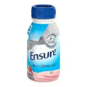 Suplemento alimenticio ensure bebible sabor fresa 237 ml