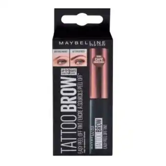 Tinta para cejas maybelline new york tattoo brow café obscuro 4.6 g