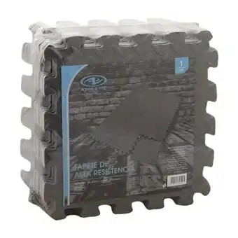 Häagen Dazs Tapete de alta resistencia athletic works 30 x 30 cm 12 piezas negra oferta