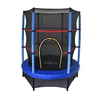 Mini trampolín athletic works 4.5 pies con malla de seguridad 1.4 mts