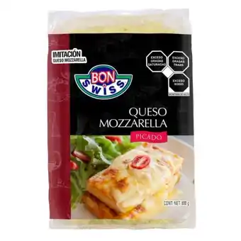Imitación queso mozzarella bon swiss picado 800 g