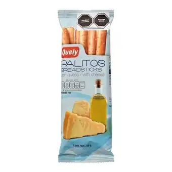 Palitos de pan quely con queso 50 g