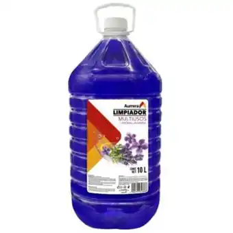 Limpiador líquido aurrera multiusos con aroma lavanda 10 l