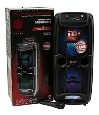 Bocina select sound iron bt1708 portátil