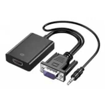 Cable convertidor video vga a hdmi + audio full hd 1080p