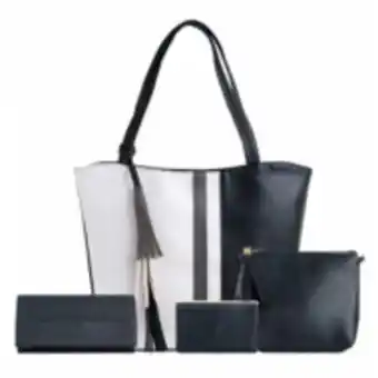 Cartera bolsa cosmetiquera monedero juego 4pzas