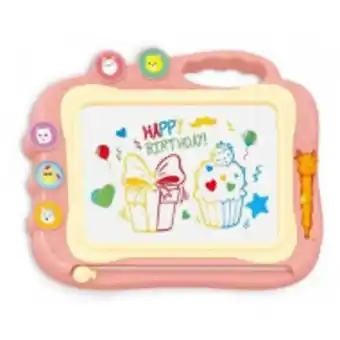 Tablero de dibujo magnético para niños tdibujo mágico rosado