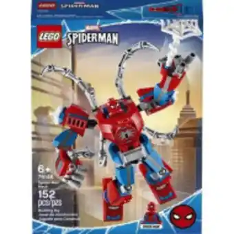 Lego armadura robótica de spider-man set de construcción