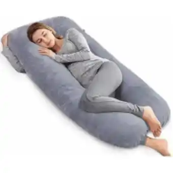 Almohada para embarazo y lactancia jumbo + regalo microgel