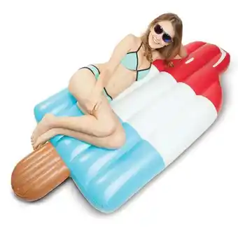 Inflable gigante en forma de paleta de hielo bigmouth