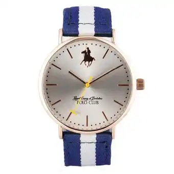 Reloj royal polo club apcf08azsl para dama