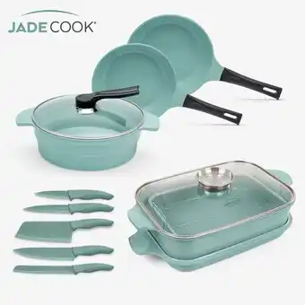 CV Directo Paquete de batería jade cook + jade horno + cuchillos oferta