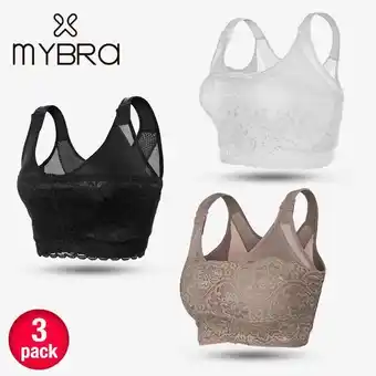 3 pack de brasier mybra