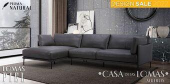 Casa de las Lomas Sala seccional izquierda assolo gris oferta