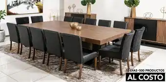 Casa de las Lomas Comedor xander con 10 sillas granada negro y 2 sillas altare oferta