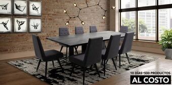 Comedor carbon 6 negro