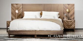 Casa de las Lomas Recámara king size veliero nogal oferta