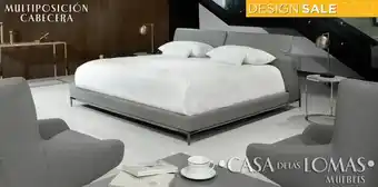 Casa de las Lomas Cama queen size como gris oferta