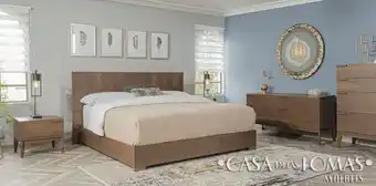 Recámara king size serena nogal americano