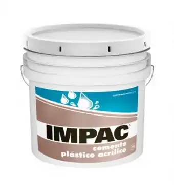 Cemento plastico acrilico 3.78 litros impac