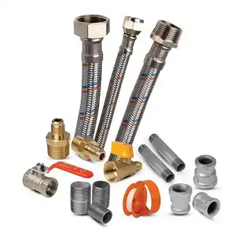 Casa Cravioto Kit de instalacion para calentador almacenamiento ar 12 lts con flexicos agua 3/4 x 3/4 y gas de 3 oferta