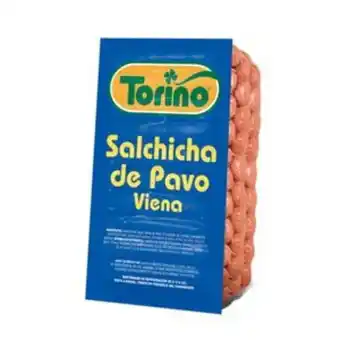 Salchicha viena de pavo torino 500g aprox.