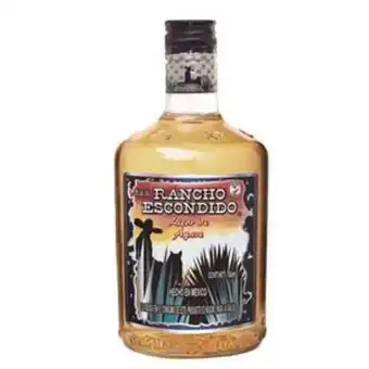 Destilado de agave rancho escondido 750 ml