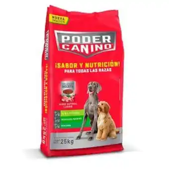 Alimento para perro poder canino 25 kg