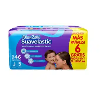 La gran bodega Pañal kbb suavelastic jumbo 40 piezas +6 gratis oferta