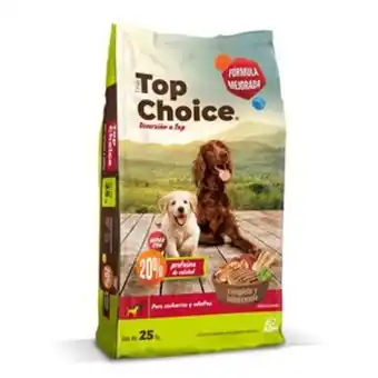 Alimento para perro the top choice 25 kg