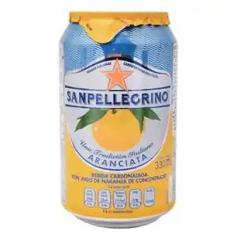 San pellegrino bebida carbonatada aranciata 330 ml