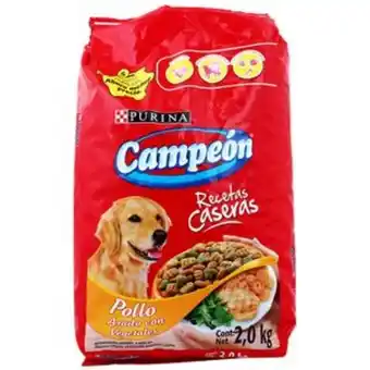 Campeon alimento para perro adulto receta casera pollo 2 kg