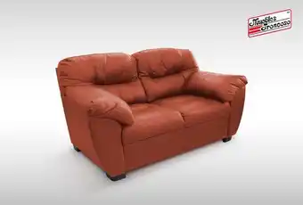 Love seat toxcana piel terracota