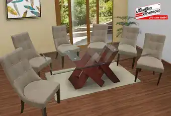 Monroe Antecomedor eliana nogal - sillas esparta indra plomo oferta