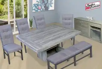 Monroe Antecomedor akane olivo - sillas y banca dorian oferta