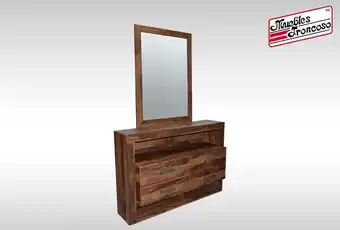 Jgo cómoda y luna montana nogal