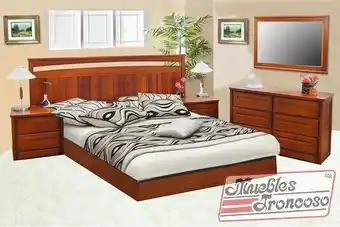 Recamara san diego king size 5 pzas