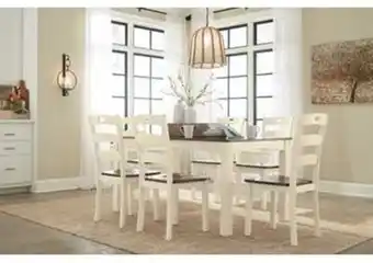 Ashley Furniture Mesa de comedor de hojas abatibles woodanville oferta