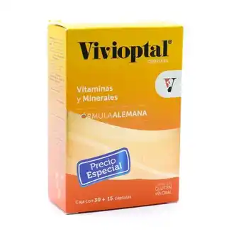Farmacias de Apoyo Vivioptal tabletas con 30+15 piezas oferta
