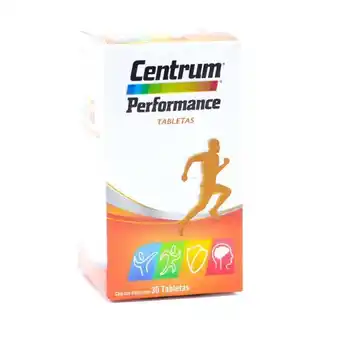 Farmacias de Apoyo Centrum performance tabletas con 30 piezas oferta