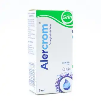 Alercrom solución en gotas 4% con 5 ml