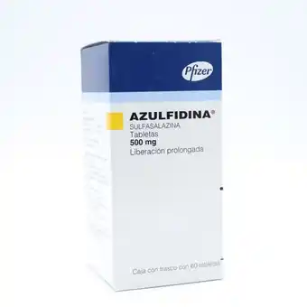 Azulfidina tabletas 500mg con 60 piezas