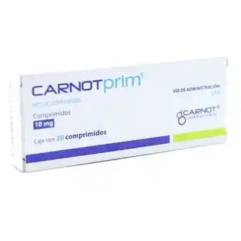 Carnotprim comprimidos 0 con 20 piezas