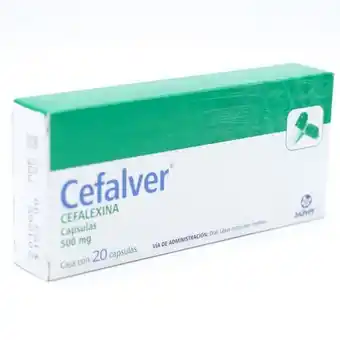 Farmacias de Apoyo Cefalver cápsulas 500mg con 20 piezas oferta