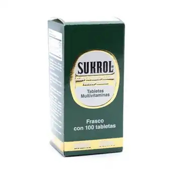 Farmacias de Apoyo Sukrol tabletas 200mg/25/25mg con 100 piezas oferta
