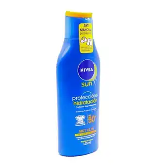 Nivea sun crema protección & hidratación fps 50+ con 125 ml